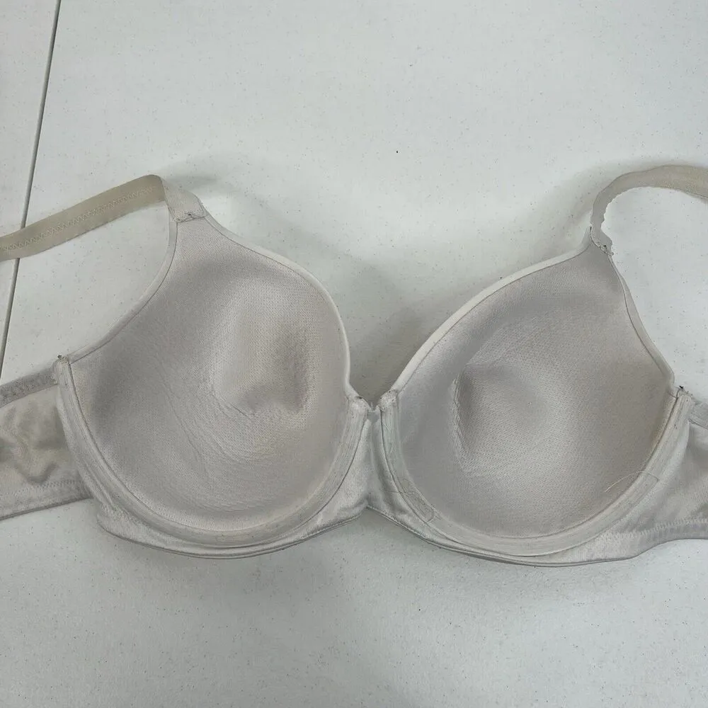 Vanity Fair Size 40D Body Fresh Bra Underwire Satin Padded Cup Adjustable 75393 - Image 9