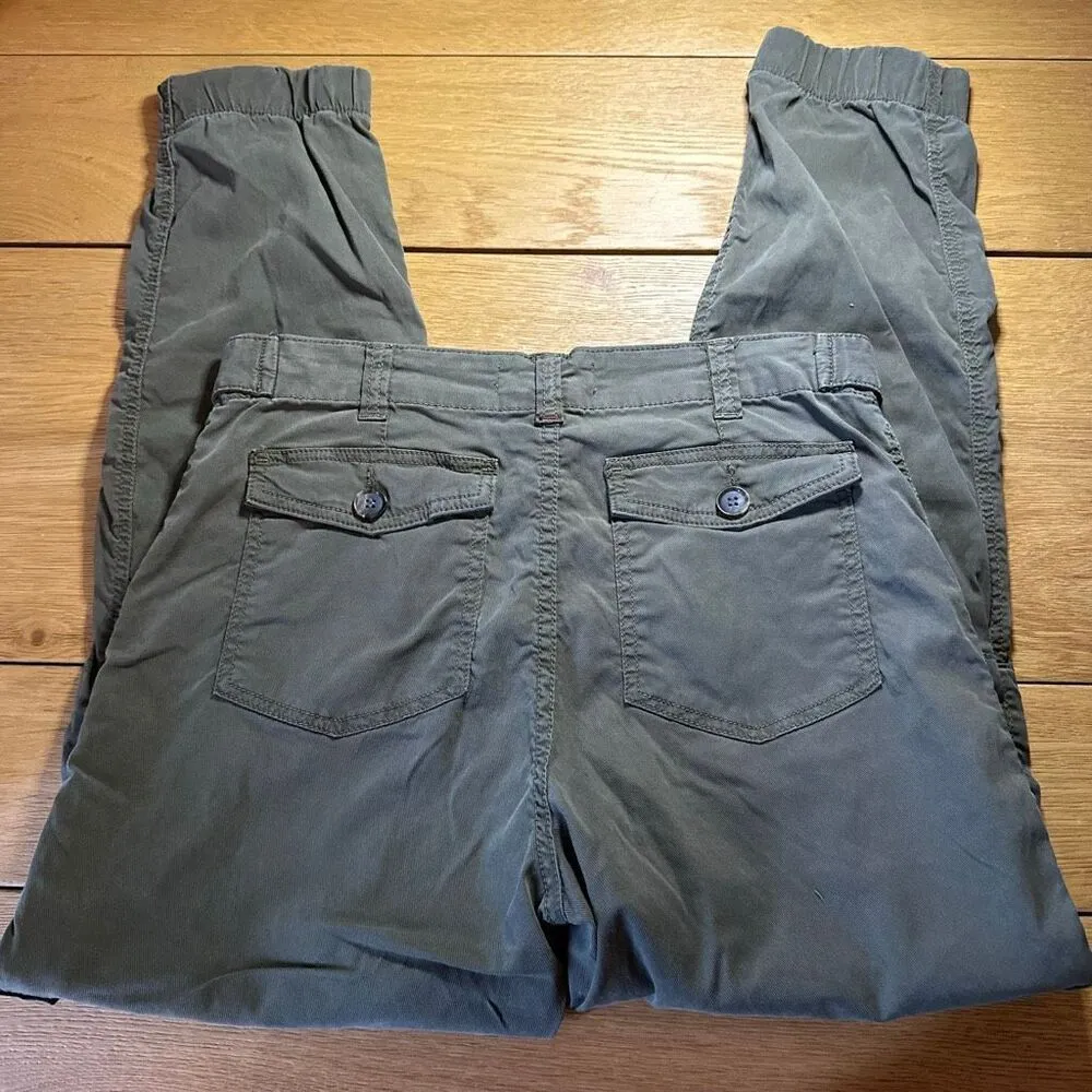 Anthropologie green cargo joggers 26 - Image 7