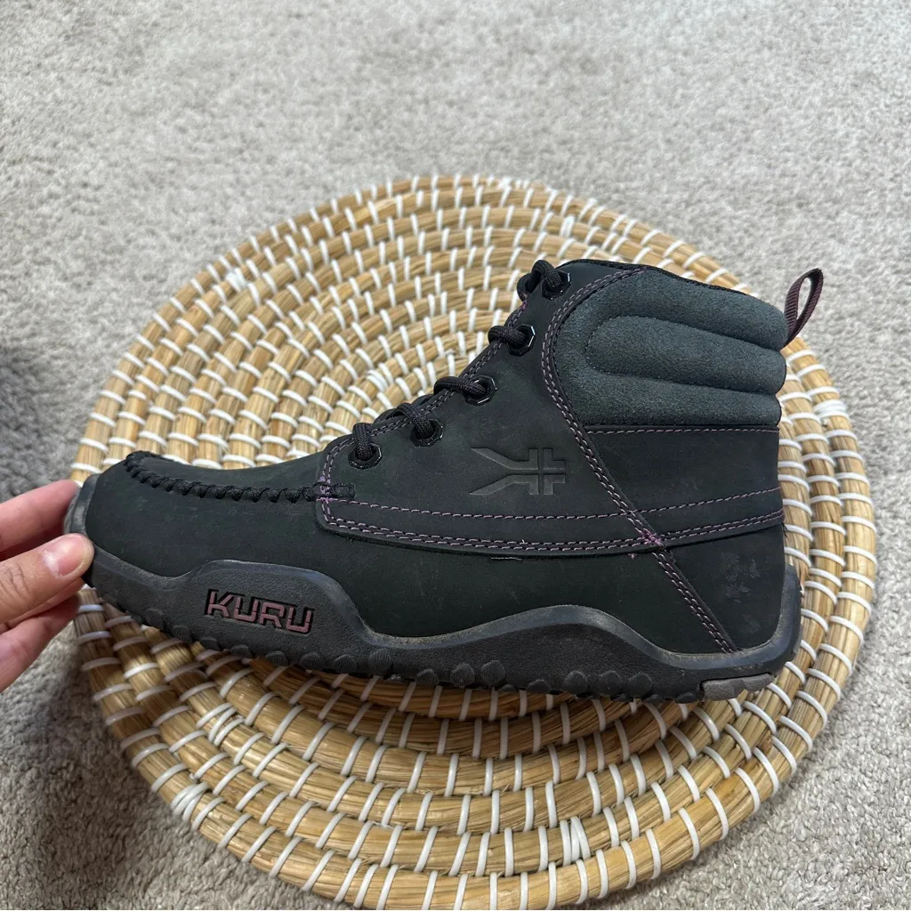 KURU Women’s Quest High Top Comfort Shoes Boots Outdoor Hiking in Black 7.5 - Image 11