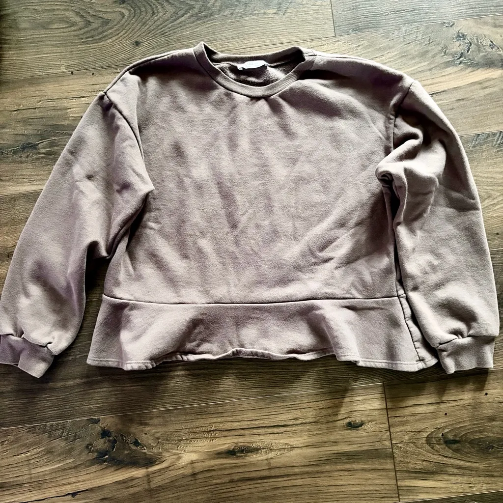 Zara Women’s Peplum Medium Sweatshirt - Image 2