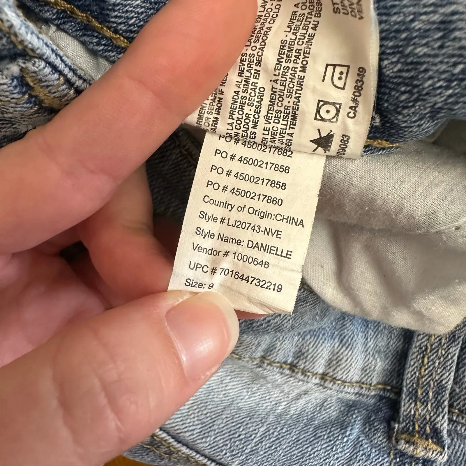 L.E.I. Ashley Low Rise Flare Jeans Women’s Sz 9 Light Wash Y2K 2000s Retro Denim Blue - Image 13