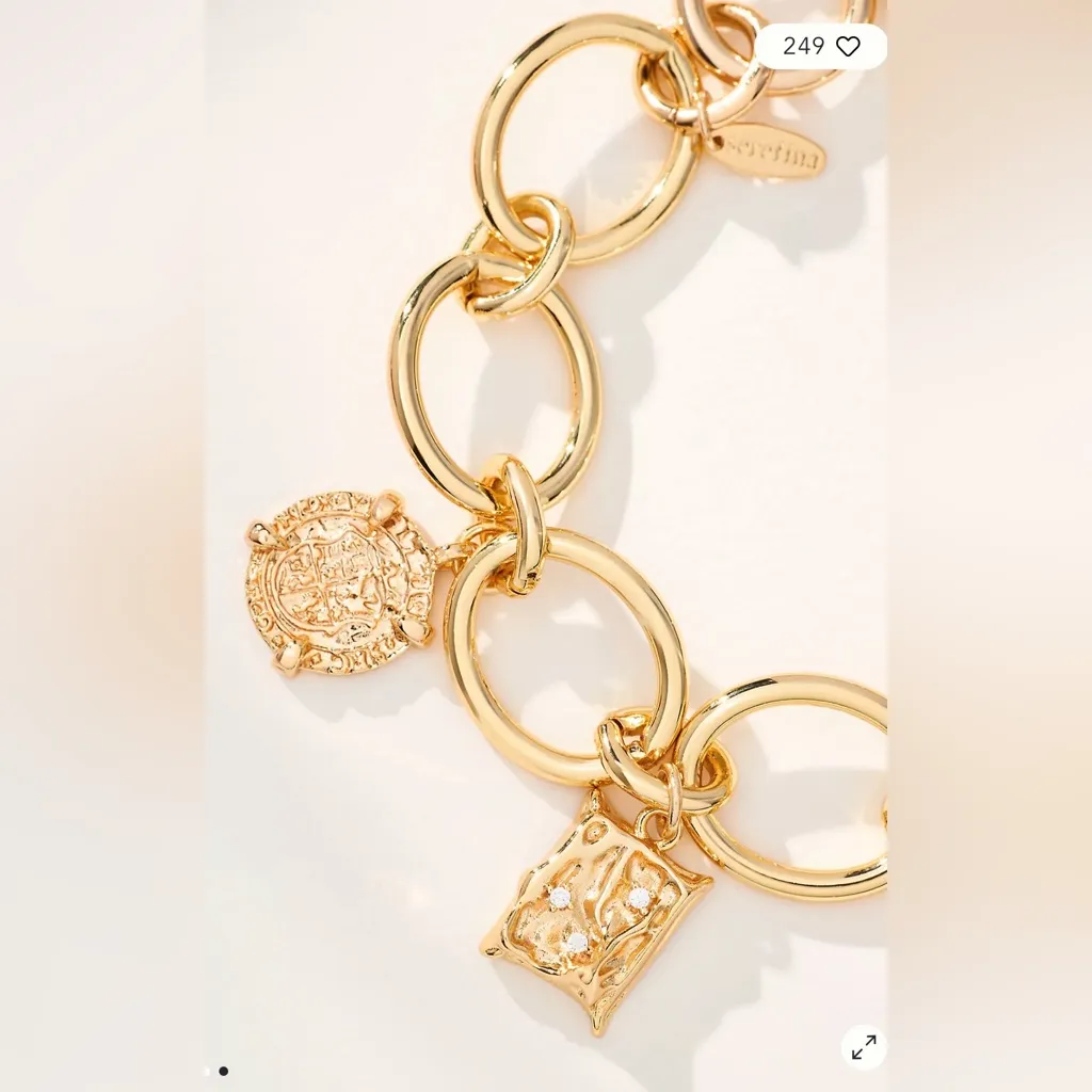 Anthropologie Charm Wrap Bracelet - Image 2