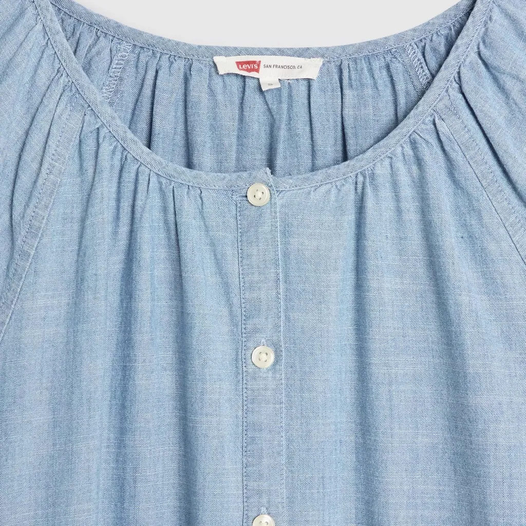NWT  Levi's® Women's Jolene Maxi Dress Light Blue Honestly Happy XXL - Image 7