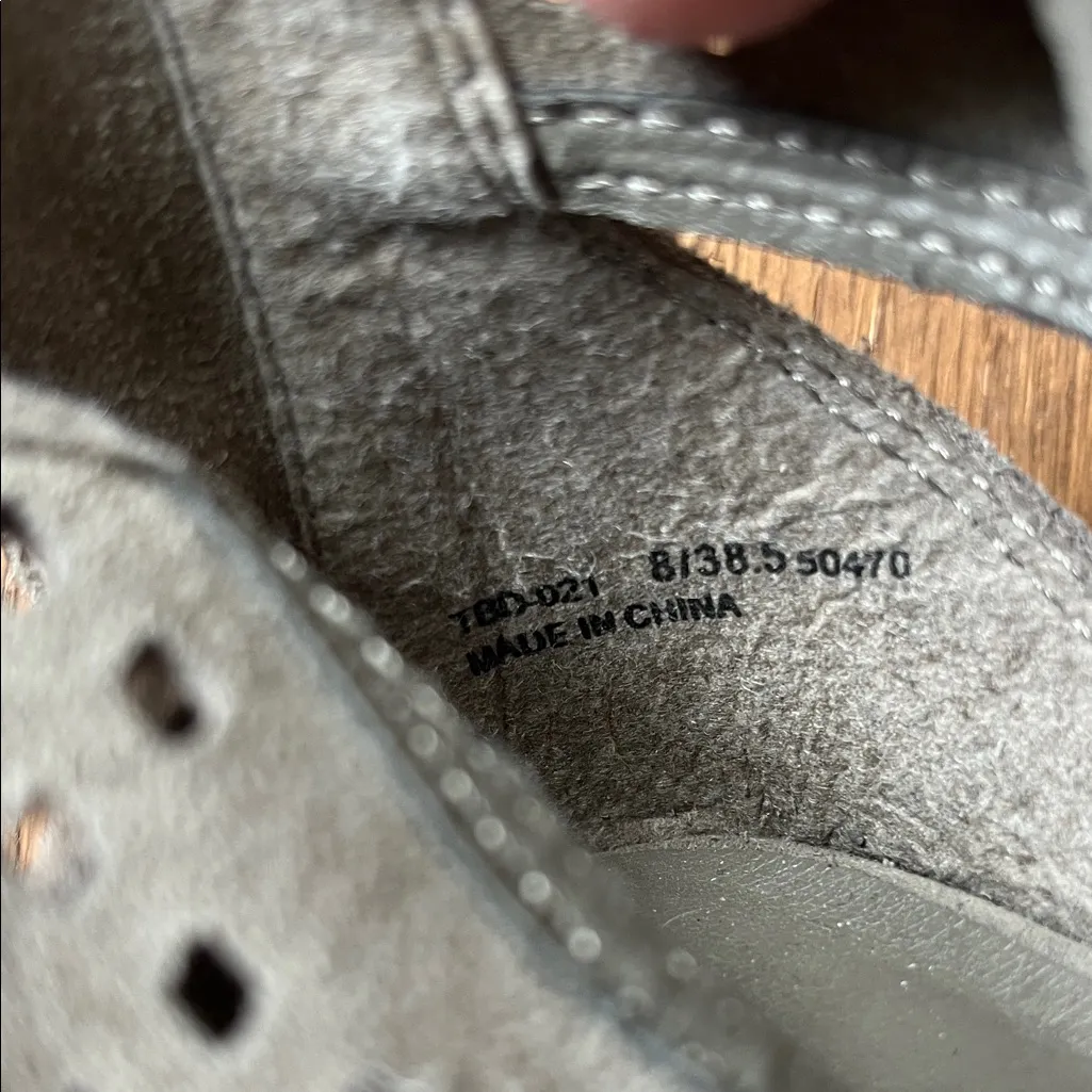 Dirty Laundry Charcoal Peep-Toe Heeled Boots - Image 7