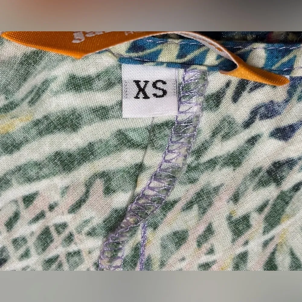 Jams World Honolulu Hawaii Hibiki Sleeveless V-Neck Shift Dress Women’s XS - Image 8