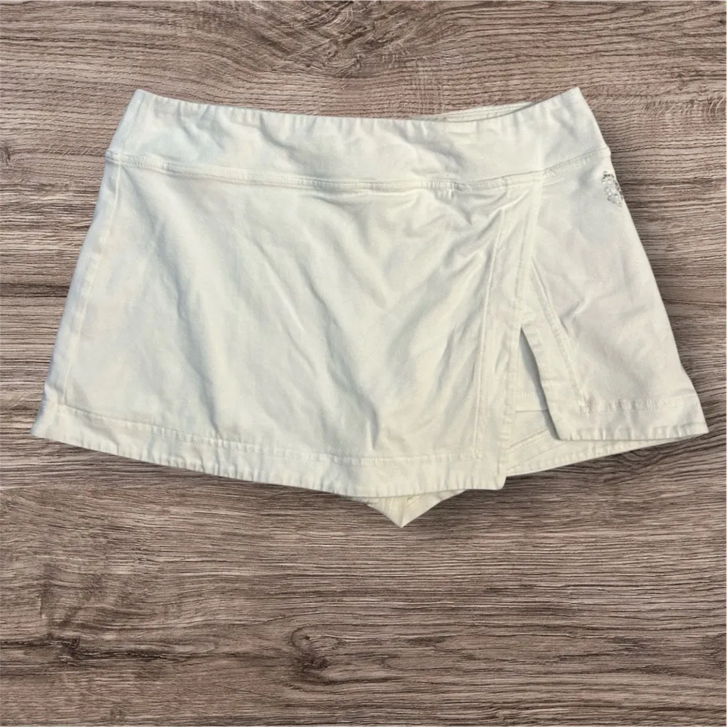 FP Movement NWT Free People Hot Shot Mini Skort Tennis Skort Size L White Size L - Image 7