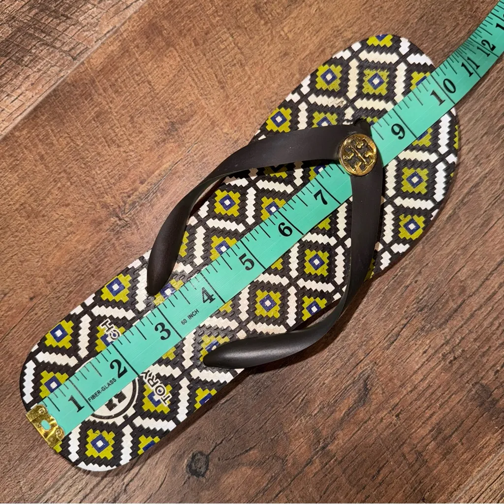 Tory Burch  Platform Patterned Flip Flops - Image 8