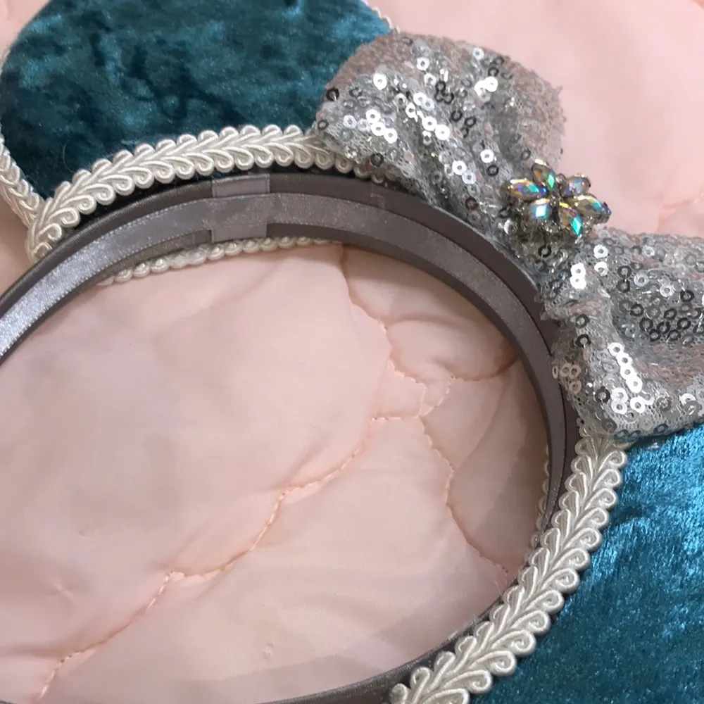 Disney  inspired Frozen Minnie Mouse Ears - Image 6