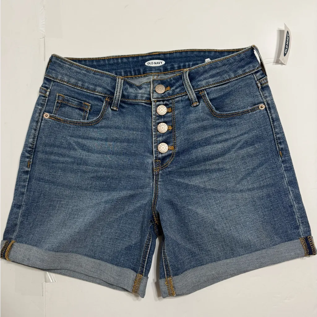Old Navy Blue Jean Shorts Sz 2 - Image 4
