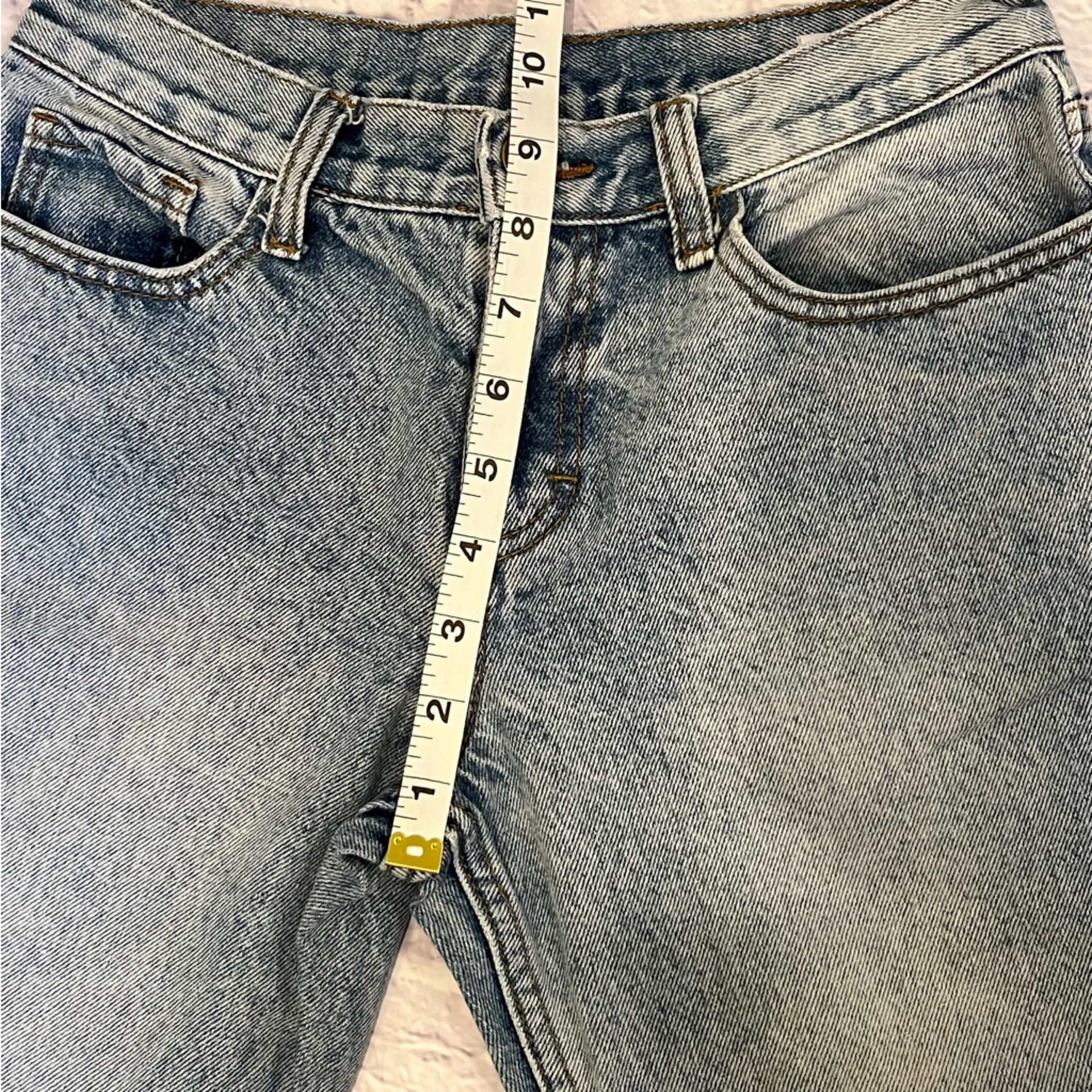 John Galt Brandy Melville blue Low Rise Flare Jeans  S - Image 3