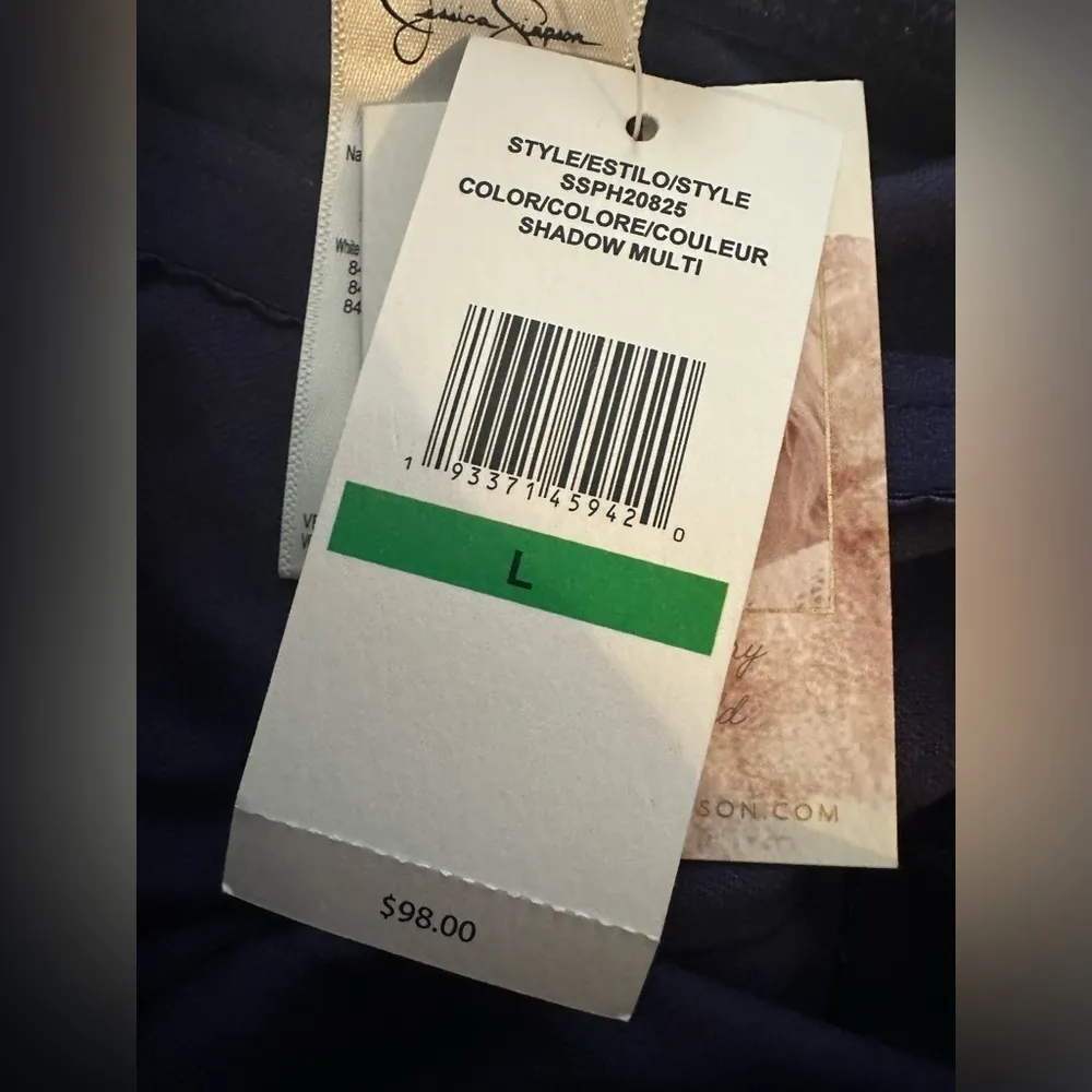 NWT Jessica Simpson Shadow Multi Colorblock Halter One Piece Swimsuit - … - Image 6