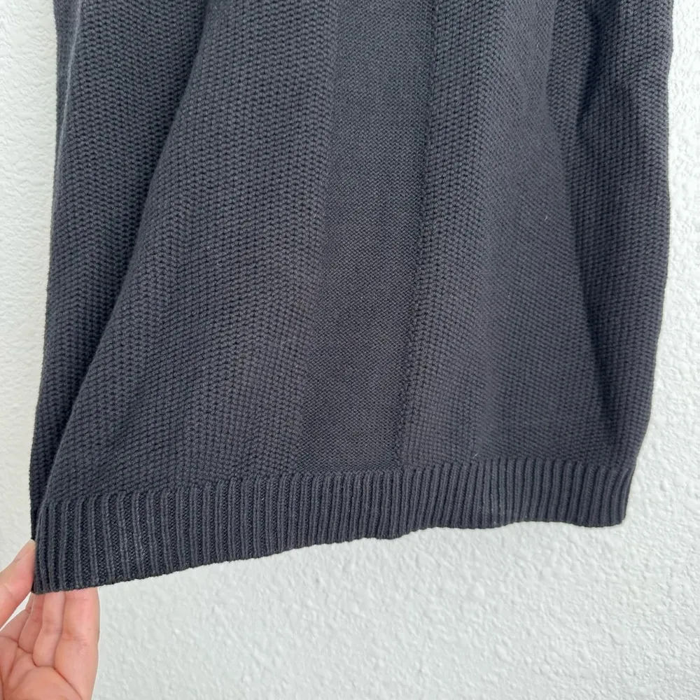 black 100% cotton knit sweater tank size XS - Image 4