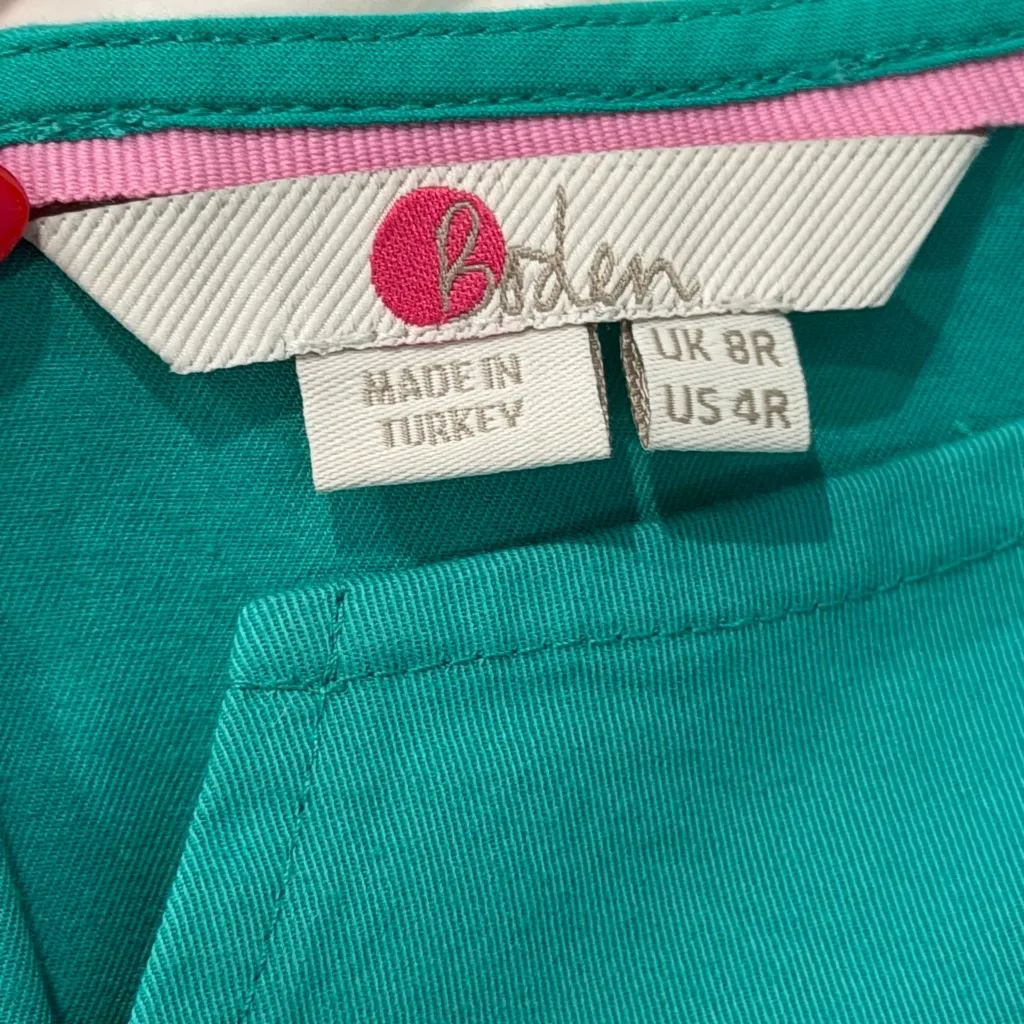 Boden Helena Chino Sheath Dress in an "Iceberg" teal/turquoise - Image 6