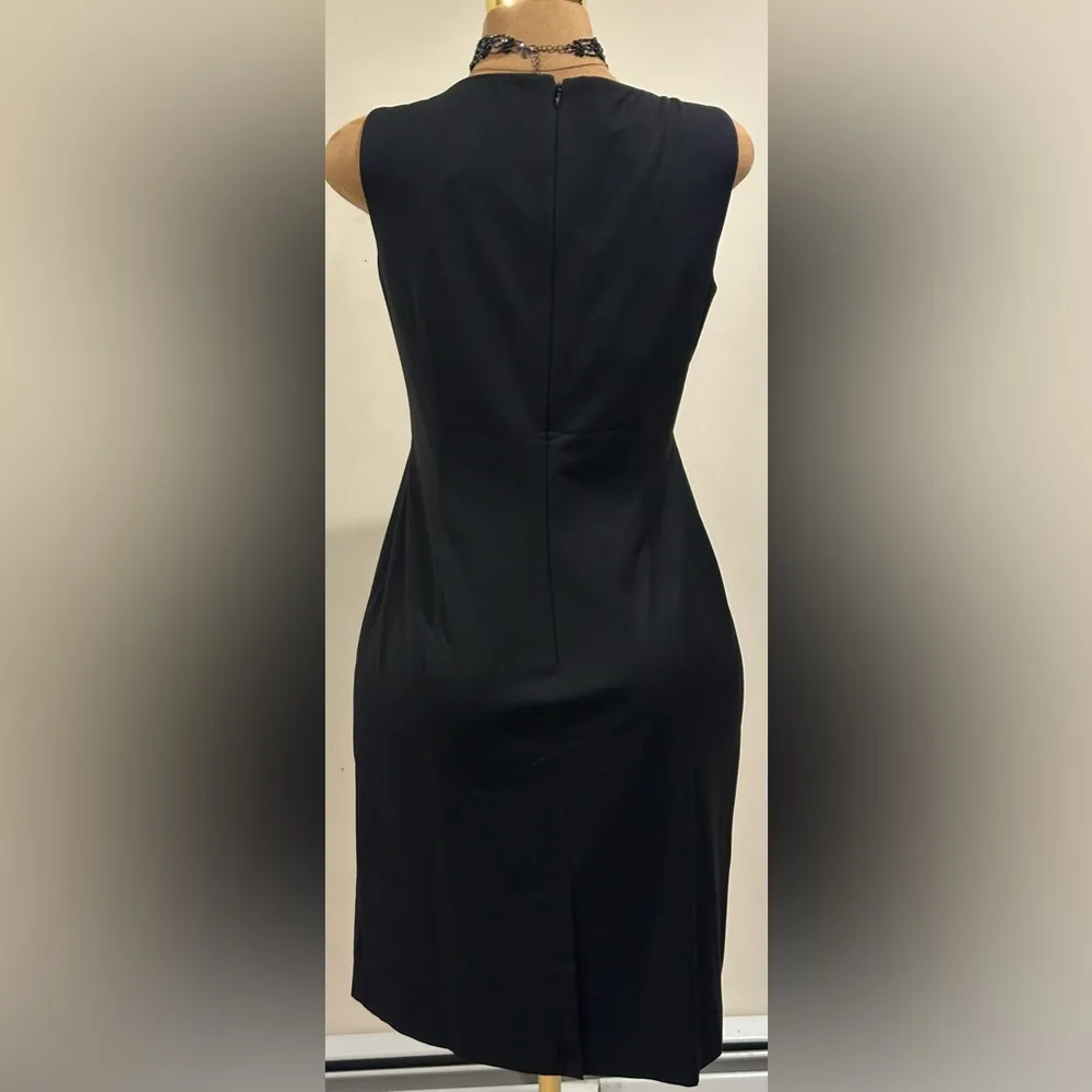 Studio By London Times NWT Black Sleeveless  Dress. Zipper Closure In Back Sz 12 - Image 5