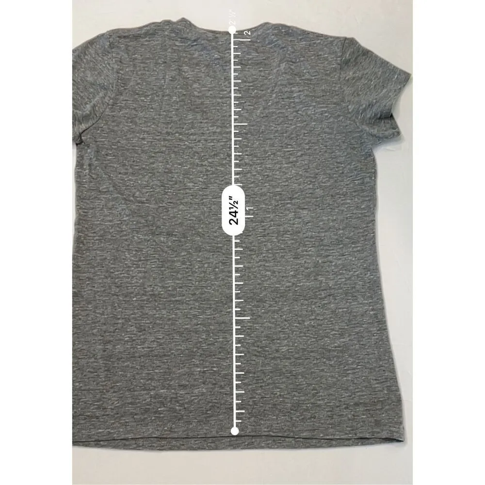  NFL‎ Team Carolina Panthers Gray Vneck Tee Shirt M(10-12) Graphic T-shirt - Image 7