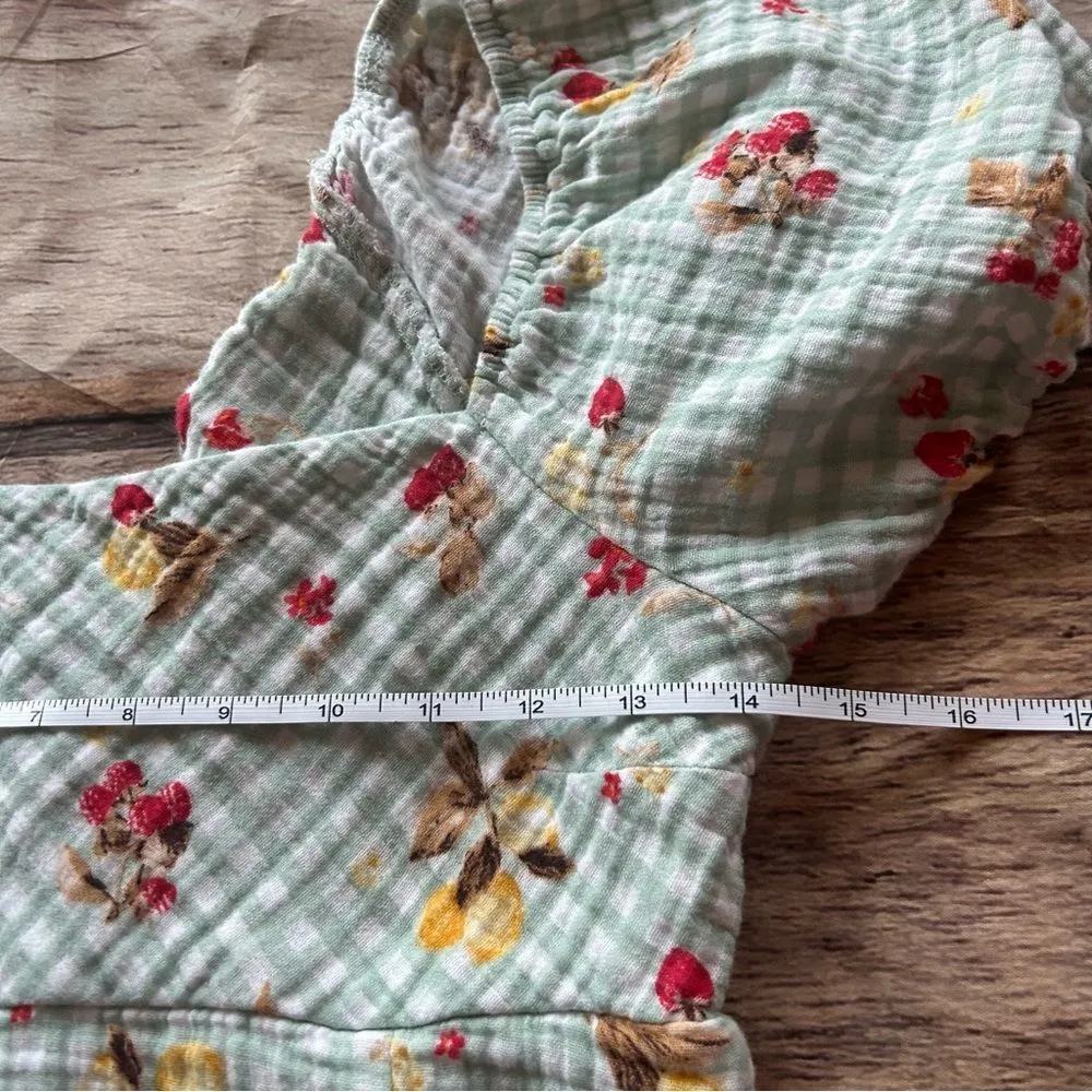 Altar'd State Altar’d State Gingham Fruit Dress Size Small - Image 2