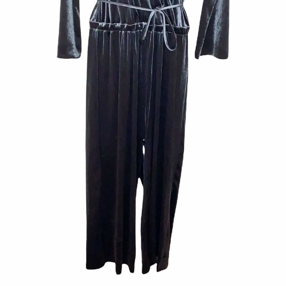 Three dots stretch Panne velvet jumpsuit size L - Image 6