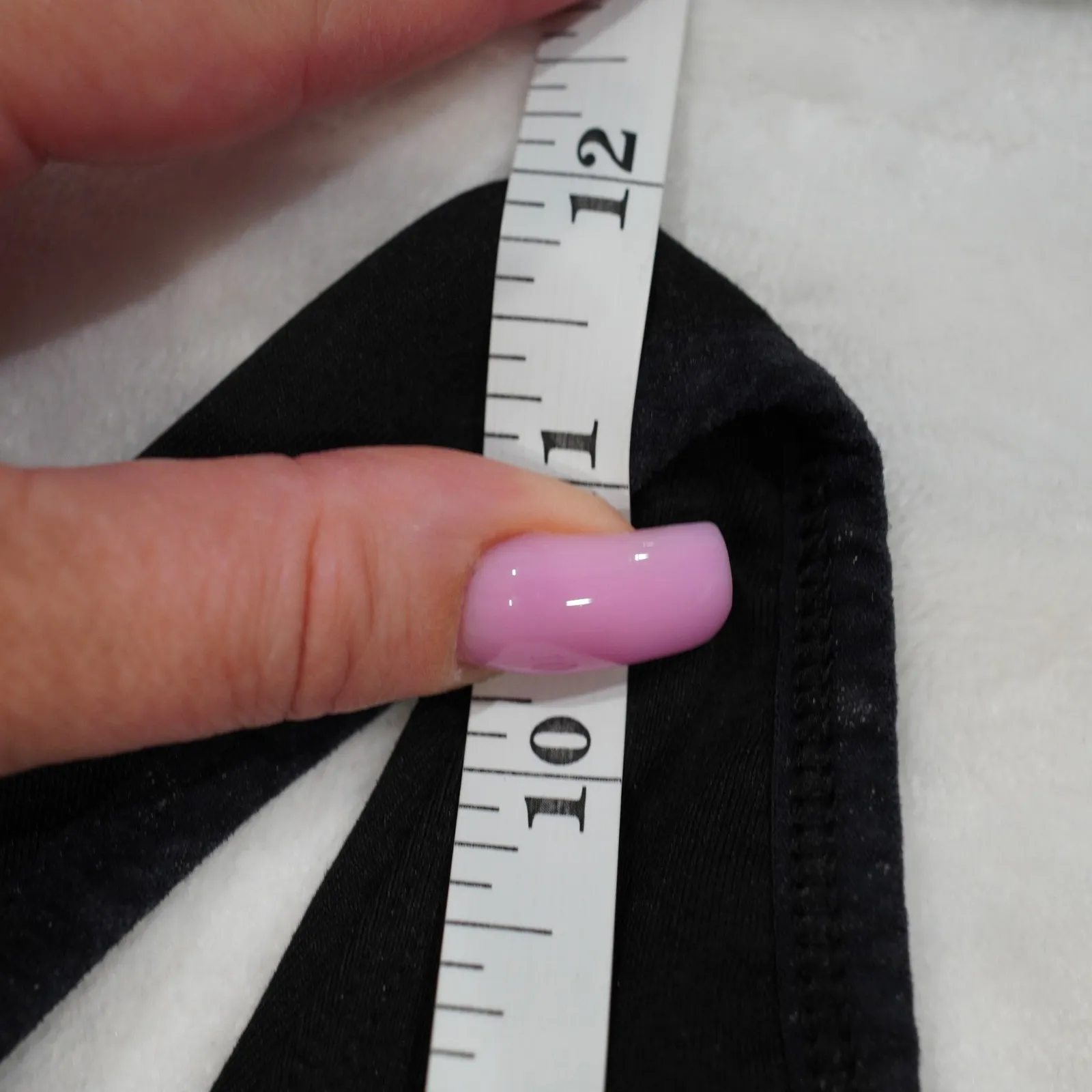 Patagonia Active Compression Racerback Sports Bra Gray Black‎ Size L - Image 2