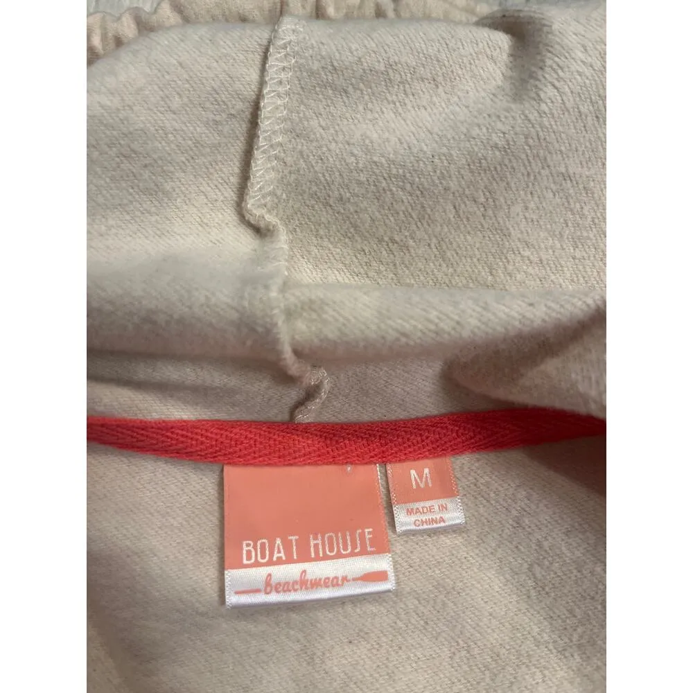 pullover hooded  cover up tunic dress M - Image 3