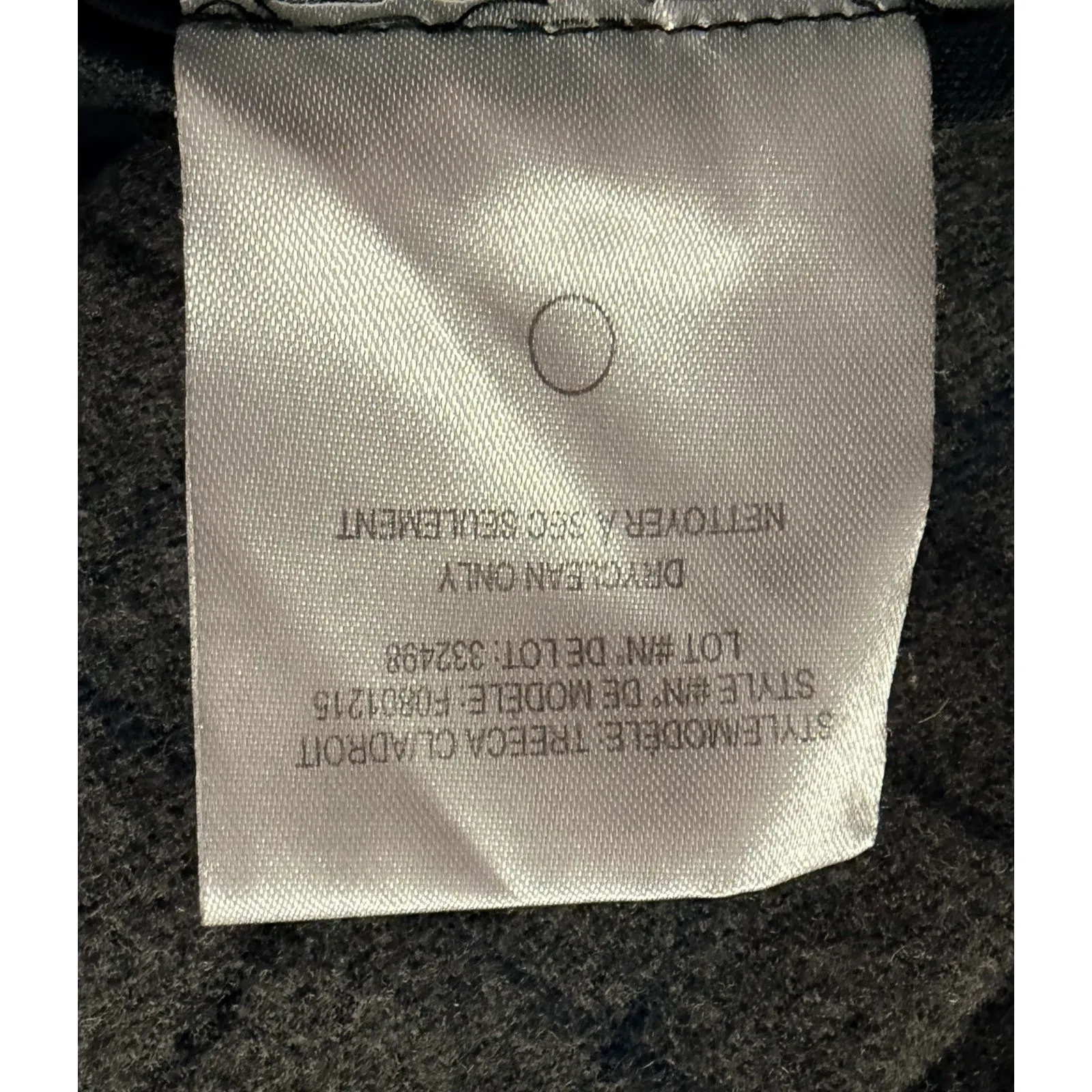 Theory Treeca Plaid Wool Cashmere Blend Cropped Pants Women  8 Navy Gray Preppy - Image 10