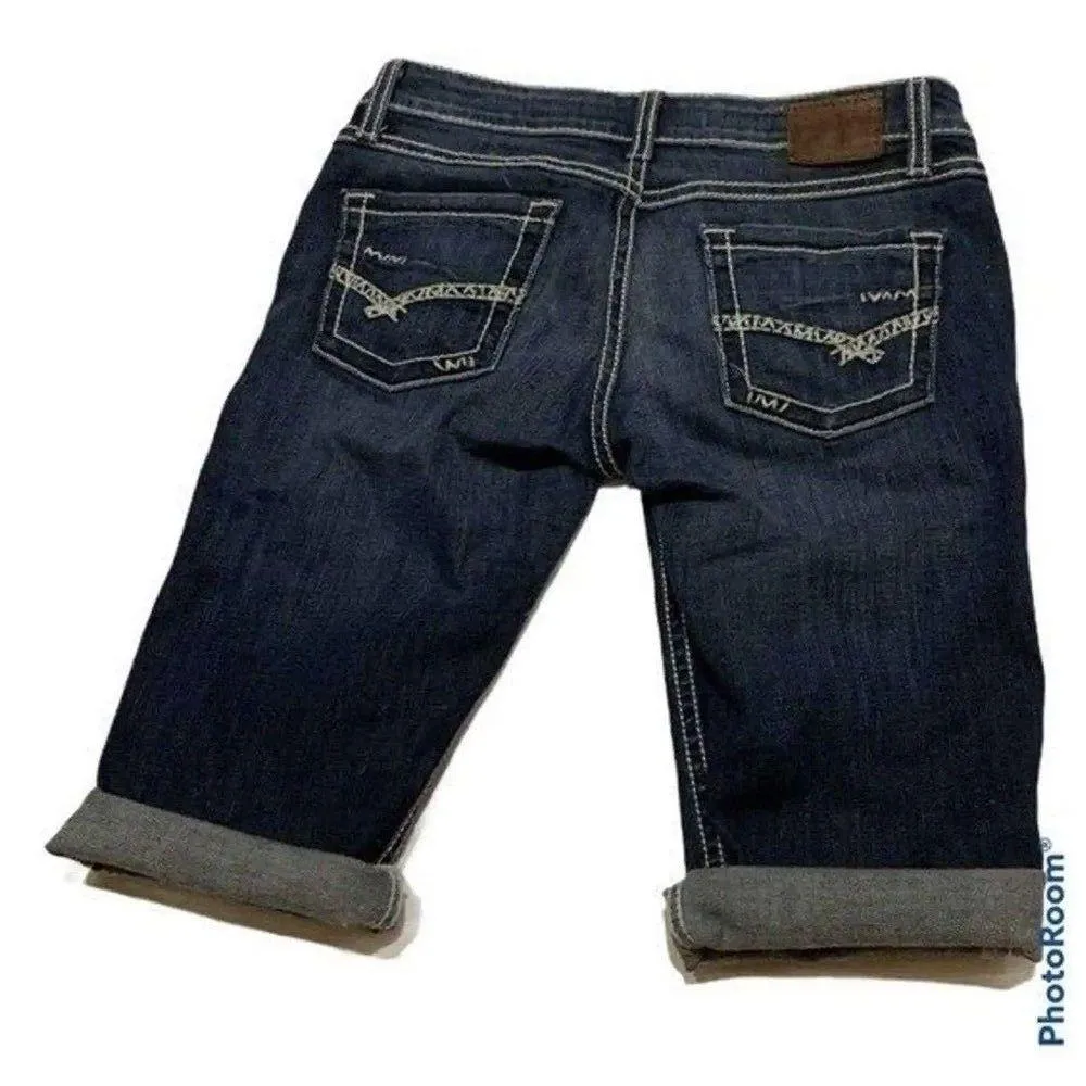 BKE Sabrina 25/0 shorts cutoff blue Jean Buckle Store women CHK - Image 4