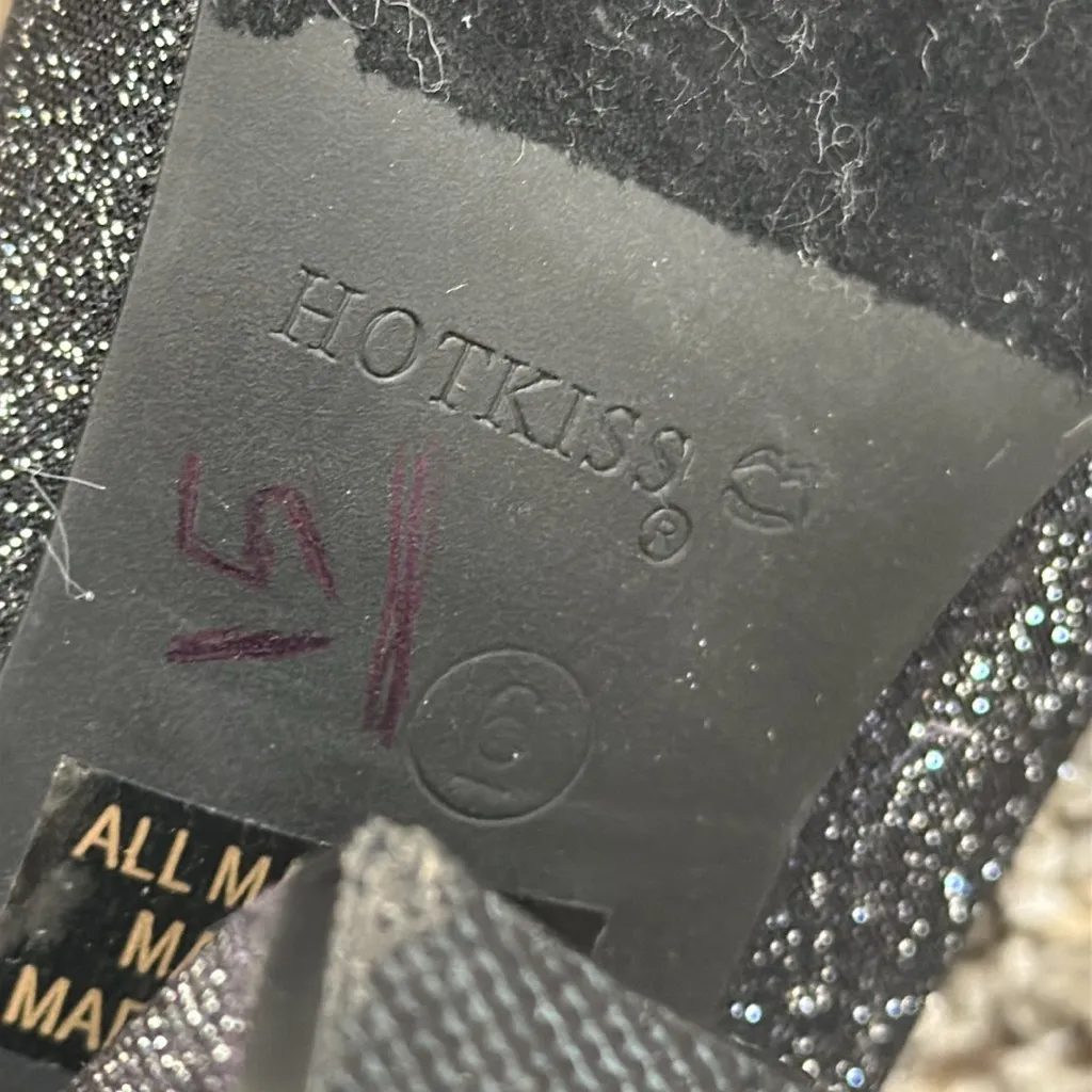 Hot Kiss Glitter Ankle Boots - Image 9