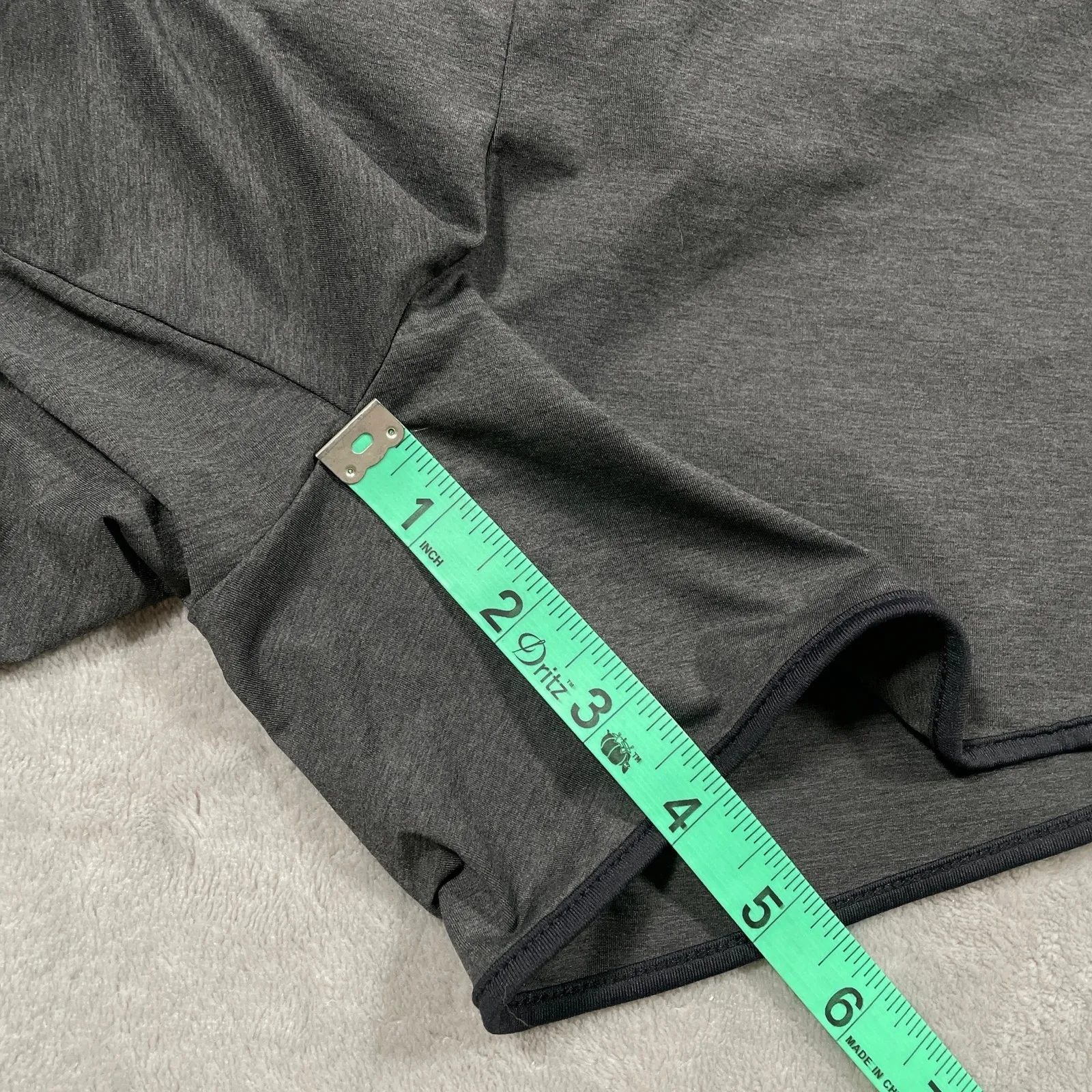 Rhone Shorts Womens Large Grey Lined Running Activewear Performance Training Gray - Image 9