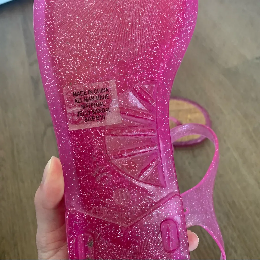 Kate Spade Pink Jelly Flat Sandals Size 10 - Image 7