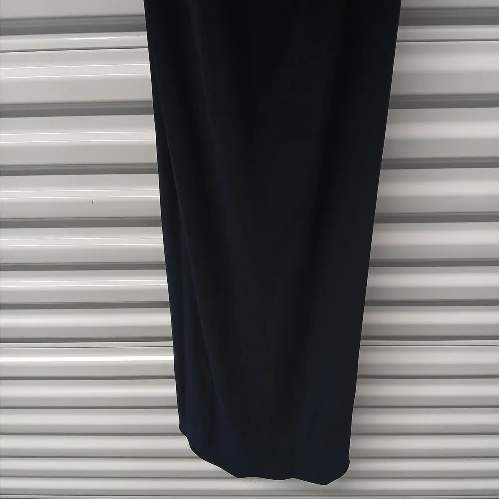 $240 Betsy & Adam Formal Evening Gown Size 6 Blue Beaded Dress Wedding Party - Image 7