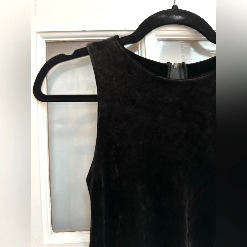 Vintage Betsey Johnson Black Label 90’s Velvet Classic Timeless Dress Size M - Image 2