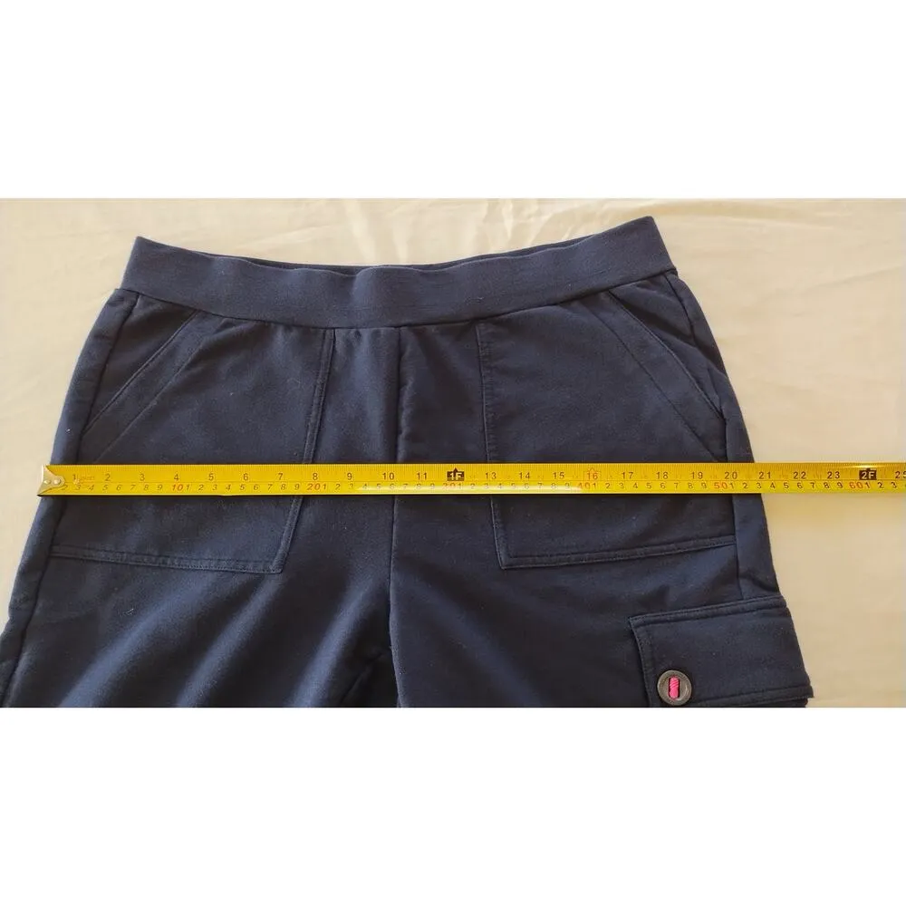 Lauren Ralph Lauren Womens Blue Cargo Straight Leg Pants cotton blend Size 1X - Image 10