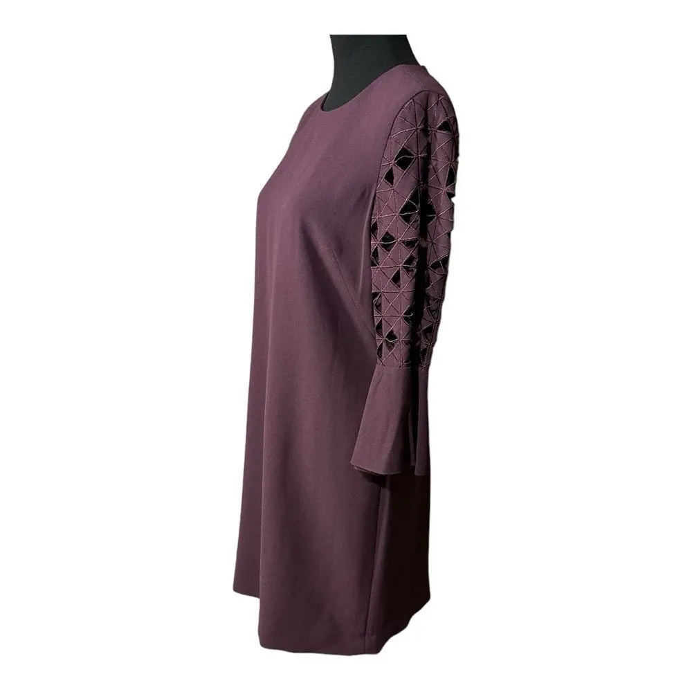 NWT Elie Tahari Women’s Esmarella Aubergine Sheath Dress Sz 8 - Image 6
