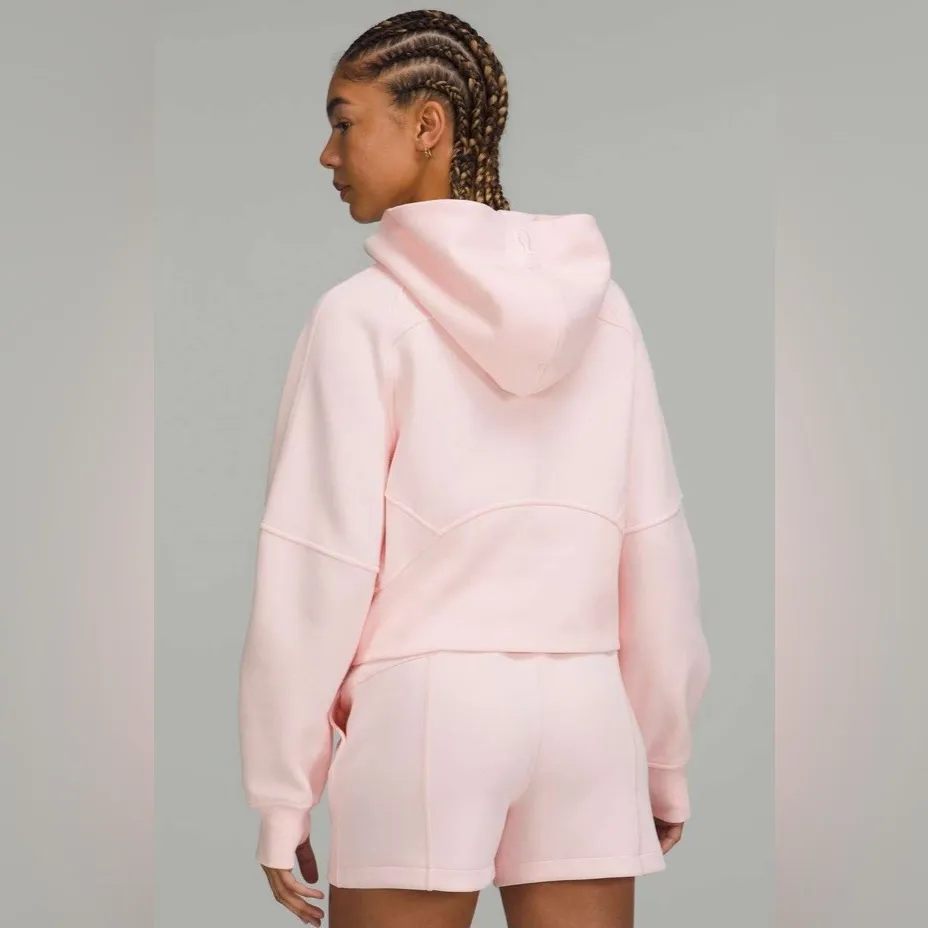 Lululemon Scuba Oversized Half Zip Hoodie Jacket Strawberry Milkshake Size XS S - Image 2