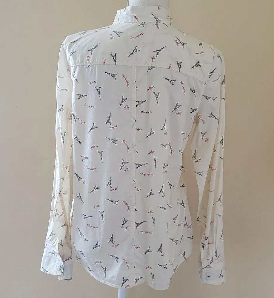 JCPENNEY theme button down size medium Tan - Image 4