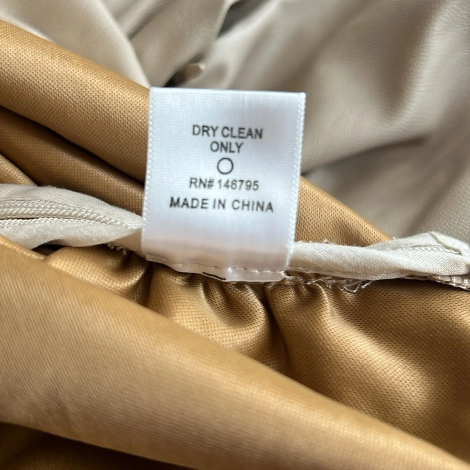 4Si3NNA Revolve Womens Kamala One Shoulder Tan Beige Faux Leather One Sleeve Top Size XS - Image 10