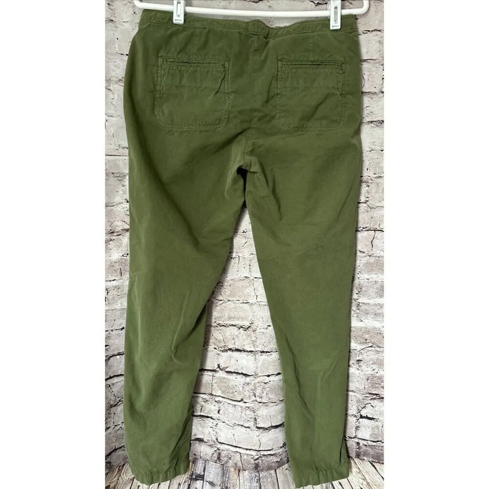 Vineyard Vines Boardwalk Brushed Cotton Green Pants Women’s Sz 2 Preppy‎ - Image 4