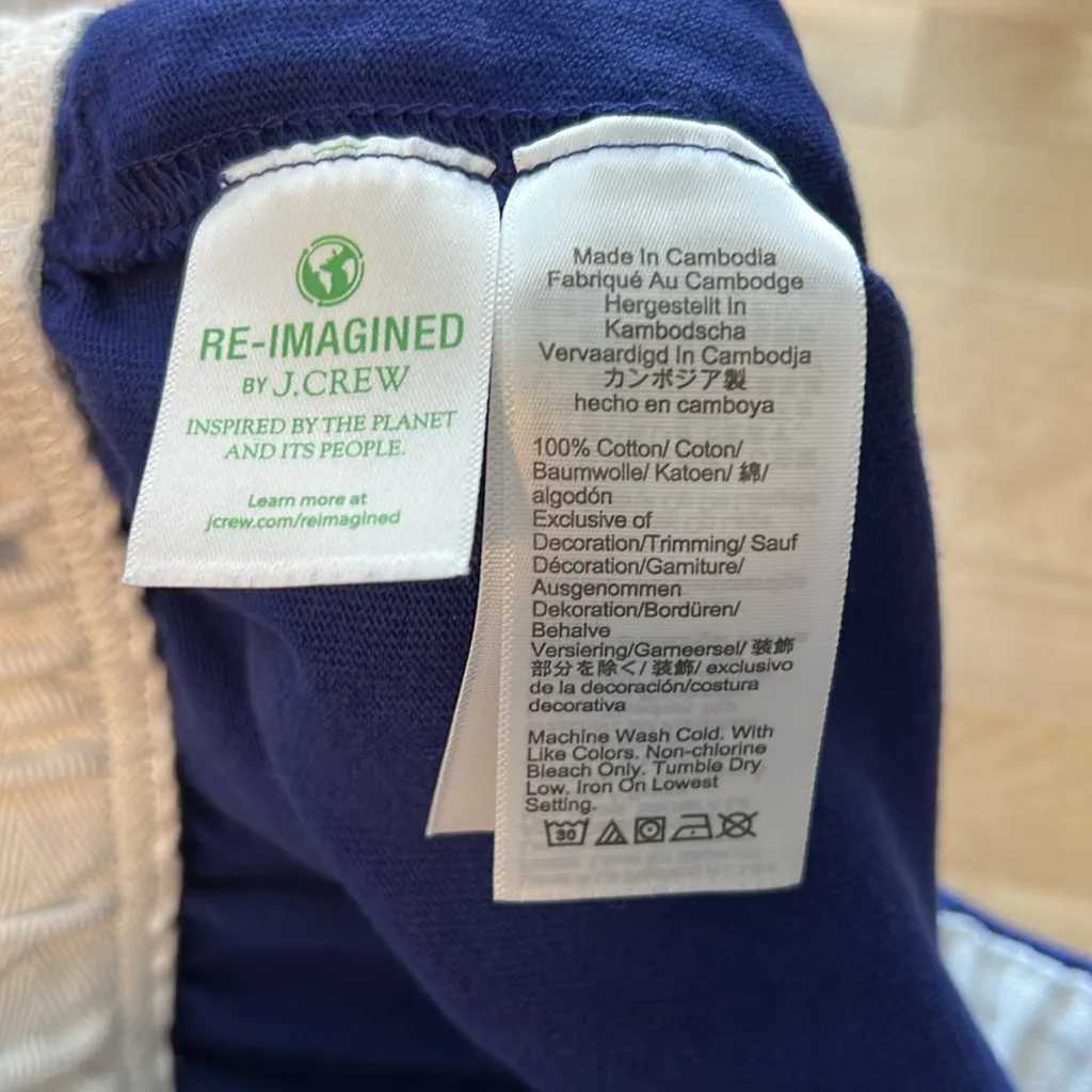 J. Crew Mid-Rise Rib Terry Pull On Shorts w/Pockets, XS - Image 6