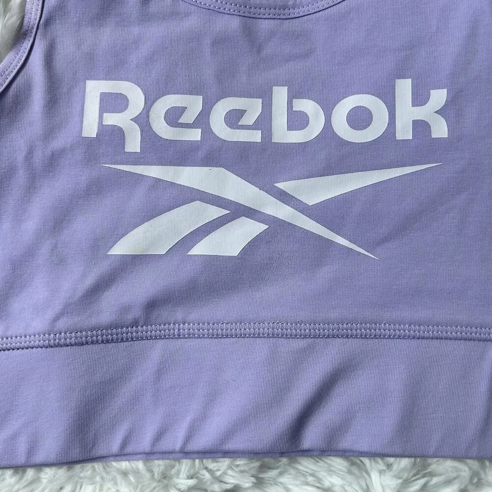 Reebok Women's Identity Sports Bra Lavender Purple Women's M - Image 4