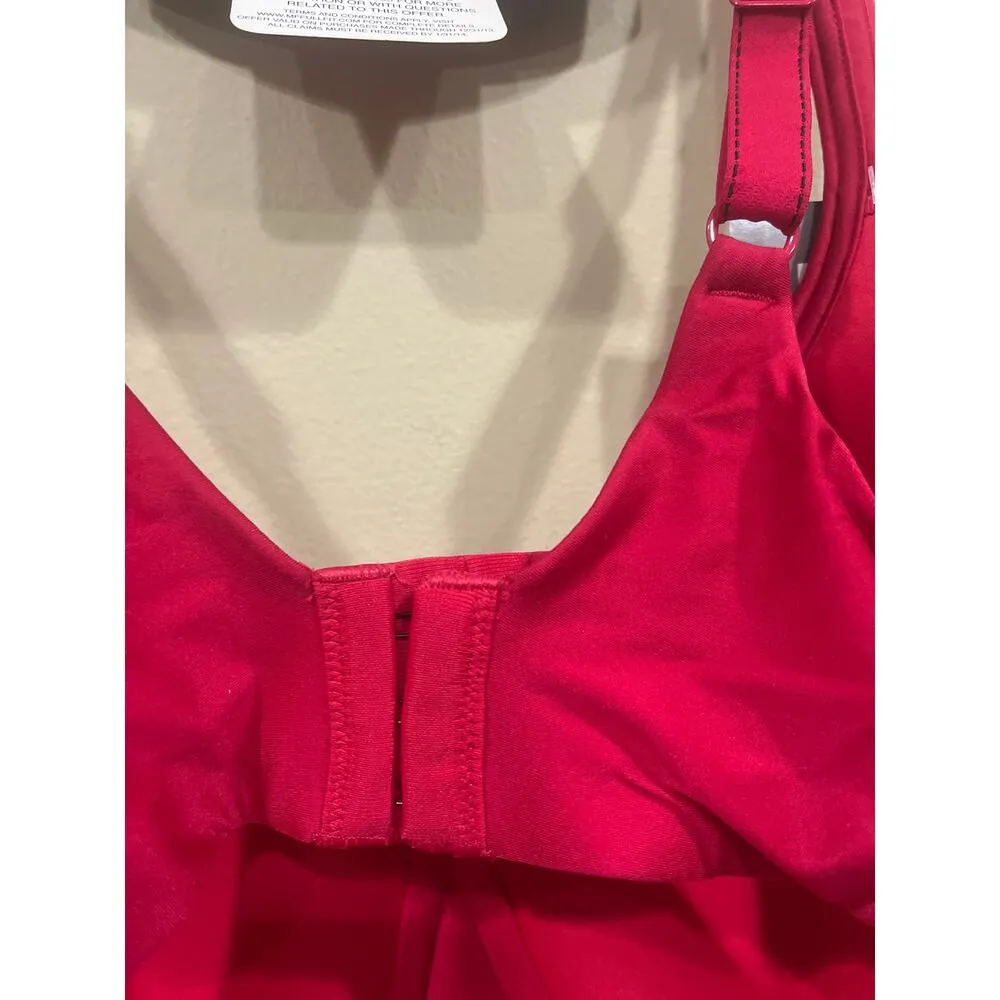 Maidenform Full Fit Coverage T-Shirt Bra 36DD Padded Under Wire style 09452 Red - Image 4