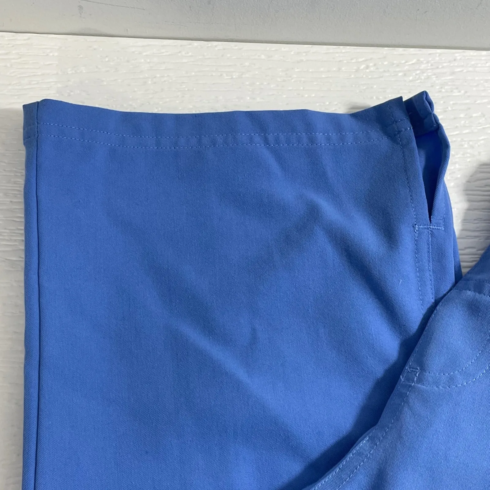 FIGS Technical Collection Scrubs Pants Women's Blue Split Ankle Hem Size S Tall - Image 7