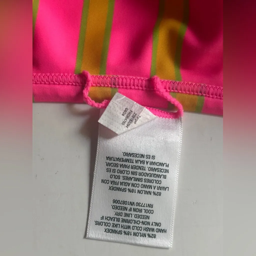 Women's Low-Rise Ultra High Leg Super Cheeky Bikini Bottom Multi Floral Print XL - Image 7