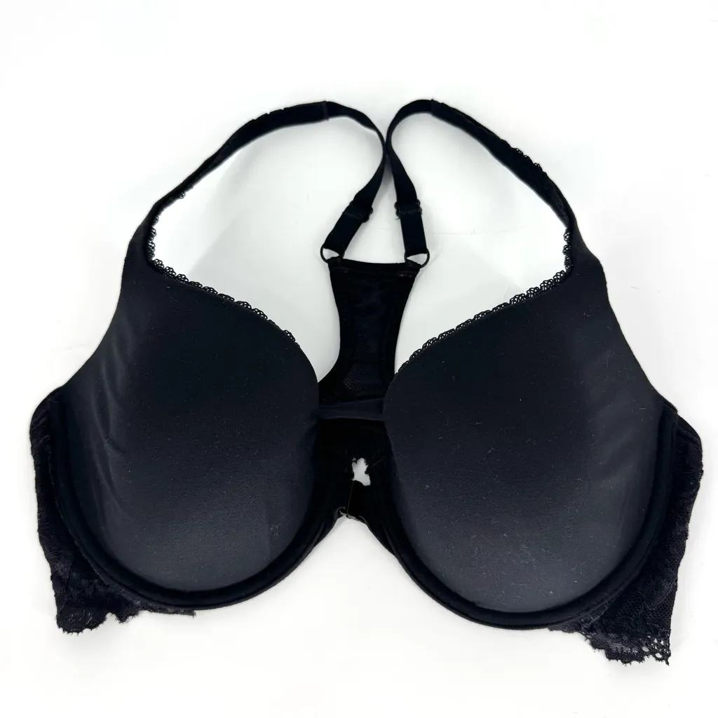 Set of 2 Racerback Bras Victoria's Secret and Natori Black and Mint Size 36D - Image 7