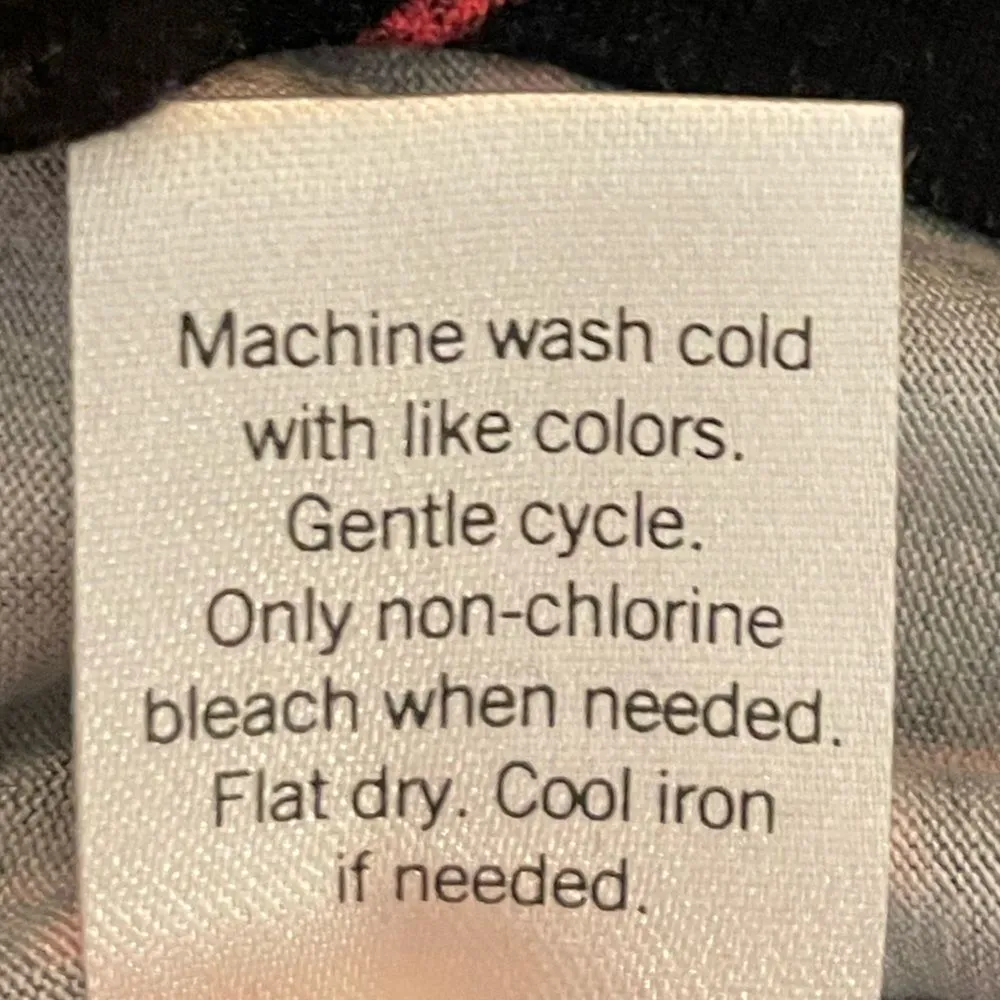 APT. 9 Short Sleeve Scoop Neck T-Shirt Dress Black & Red Women’s Size Large - Image 7