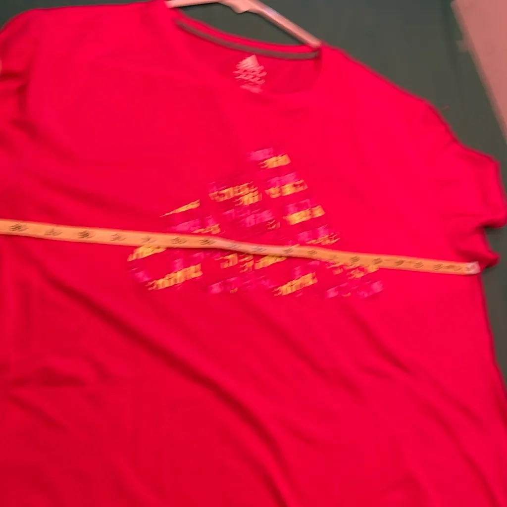 Adidas Climalite T Shirt Womens XL Extra Large Lagoon pink Sports Training Tee - Image 3