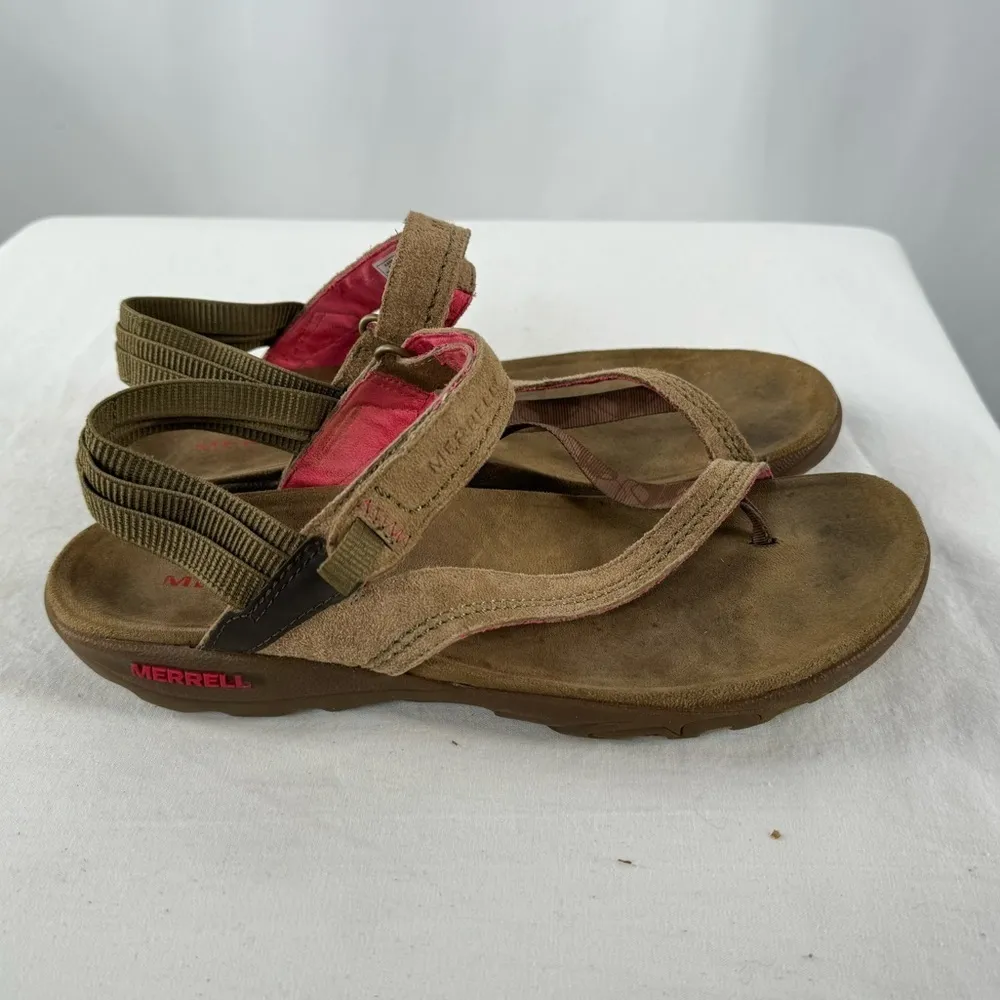 Merrill Mimosa Clove Outdoor Sandal in‎ Brown Size 10 Tan - Image 6