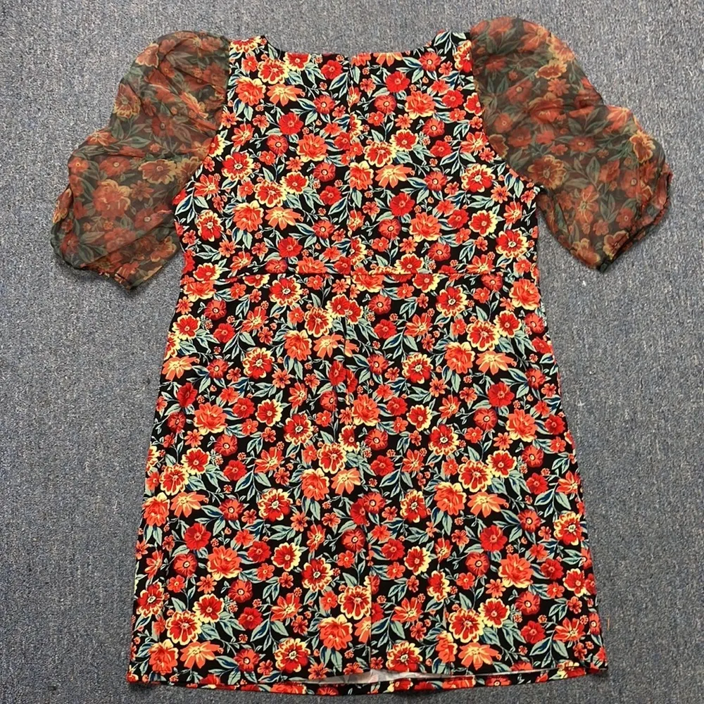 NWT! Torrid Scuba crepe High Neck Puff Sleeve Dress Size: 20 - Image 3