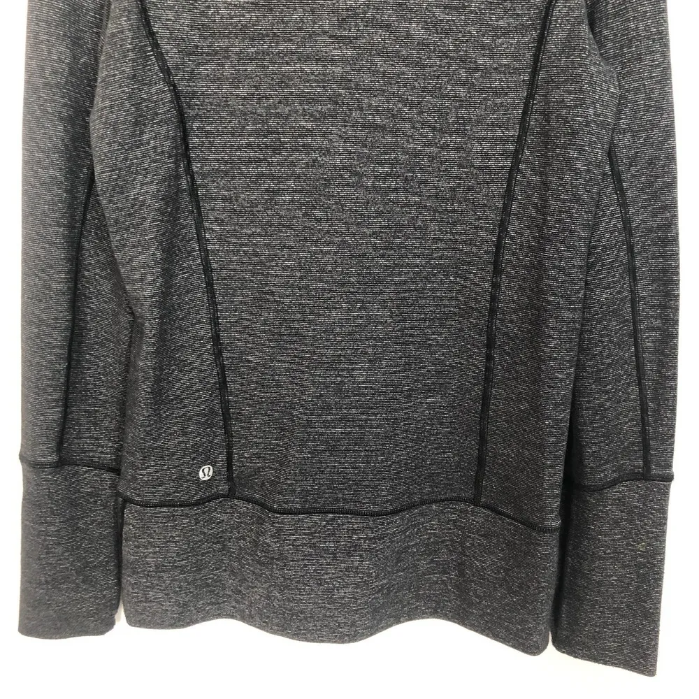 Lululemon Full Zip Gray Athleisure Jacket Size 6 - Image 6
