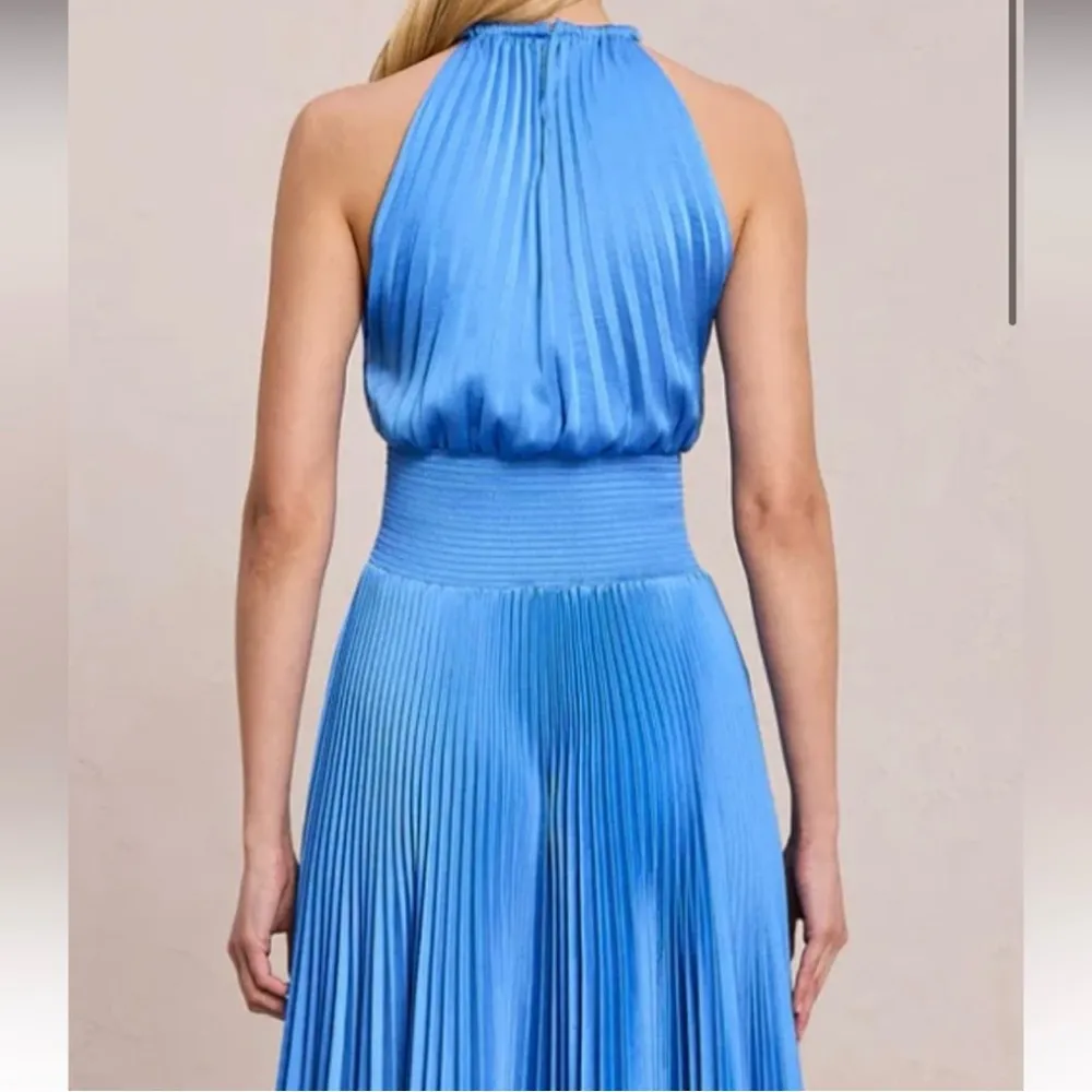 A.L.C. renzo II sky blue pleated dress size 8 C5 - Image 2