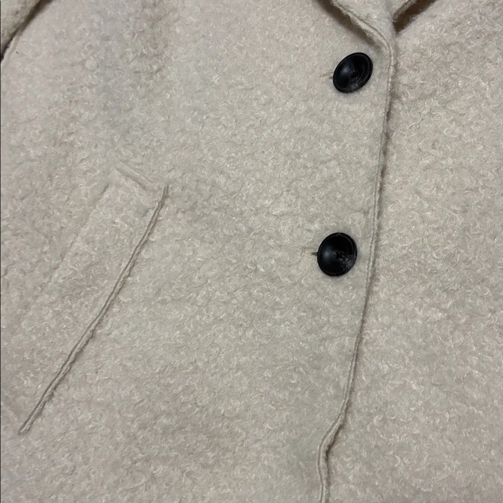 Beautiful Zara boucle trench size small - Image 3