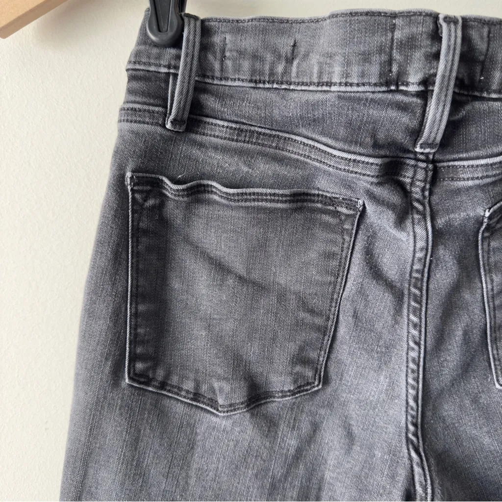 Frame Le High Skinny Jeans Button Fly Denim High Rise Gray Stretch cotton pocket - Image 3